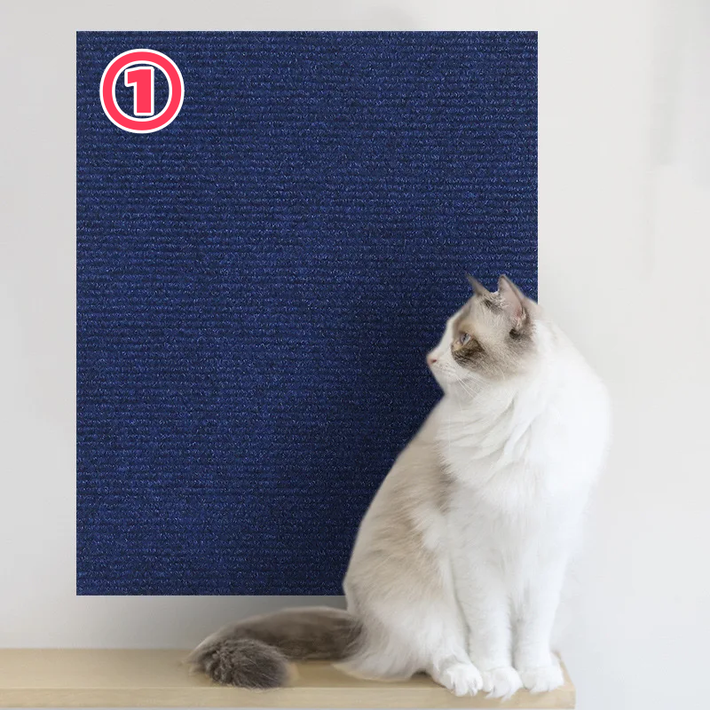 Cat Scratching Mat Trimmable Cat Carpet Cat Scratching Carpet Corner Wall Self-Adhesive Cat DIY Scratch Furniture Protector: XS（old） / GRAY