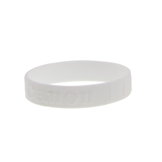 Meking Kleurrijke Silicone Follow Focus Ring voor Canon DSLR Lens Filter Anti-slip Zoomen Controle Rubber Band: White