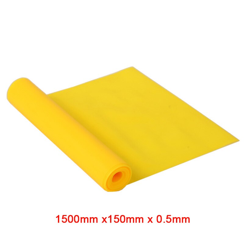Elastic Resistance Bands Workout Equipments Expander Stretch Exercise Rubber Band Training Fitness Equipment Pull Rope Strength: yellow