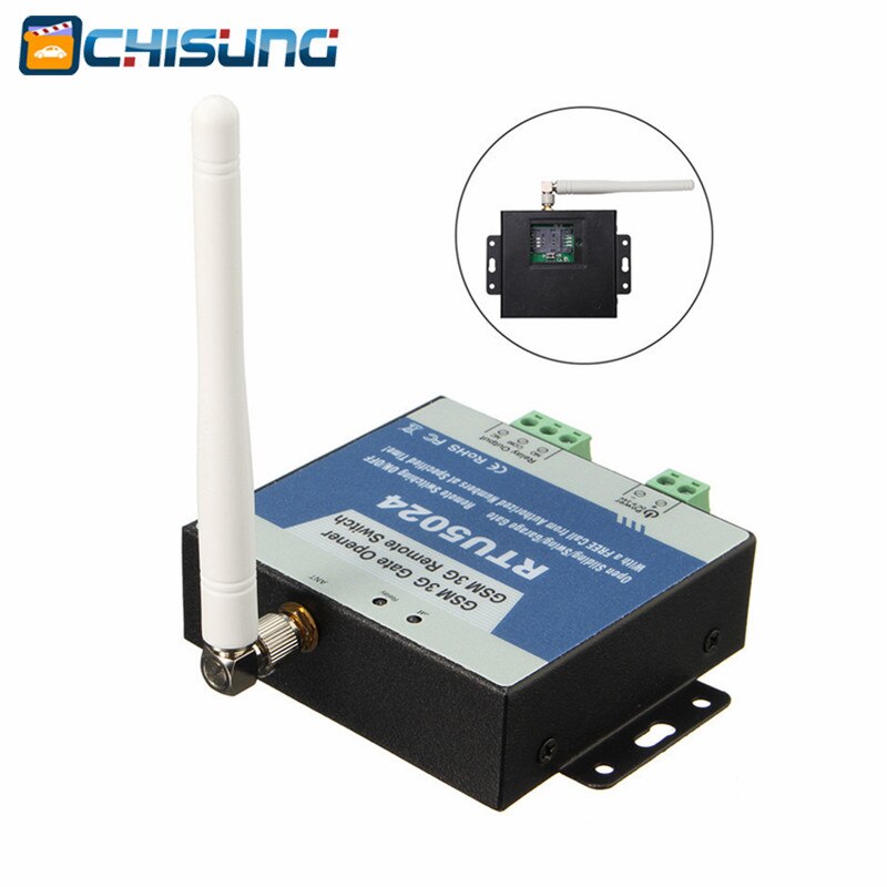 200 users RTU5024 GSM Garage Swing sliding Gate door Opener Relay Switch Remote Access Control Wireless Door Opener sensor