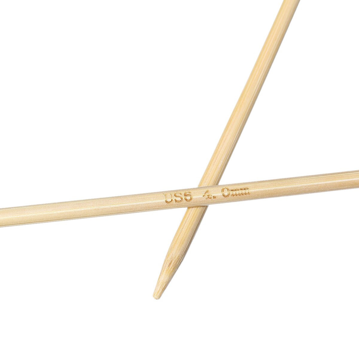 1 Set 4-8mm Bamboo Single Pointed Knitting Needles For Crafts Single Cusp Crochet Hooks Set Natural Kniting Needles 23cm long