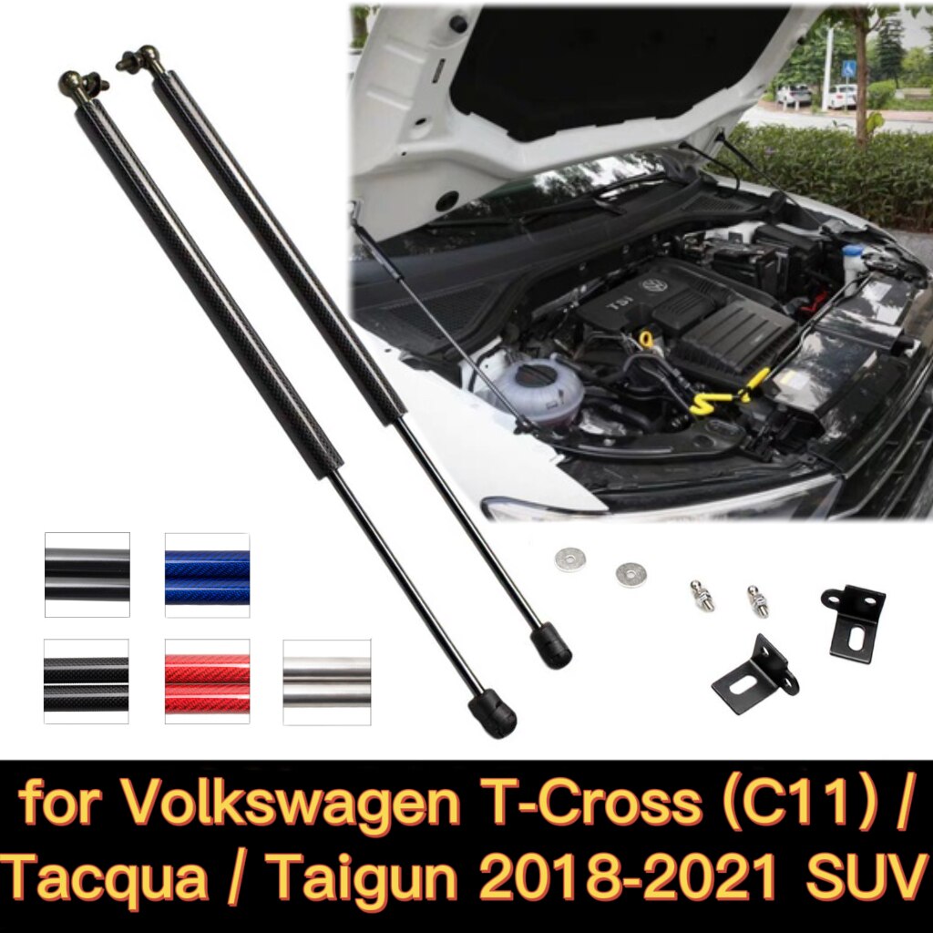 Gas Struts for VW Volkswagen T-Cross C11 Tacqua SUV Modify Front Hood Bonnet Lift Support Shock Damper Absorber Spring