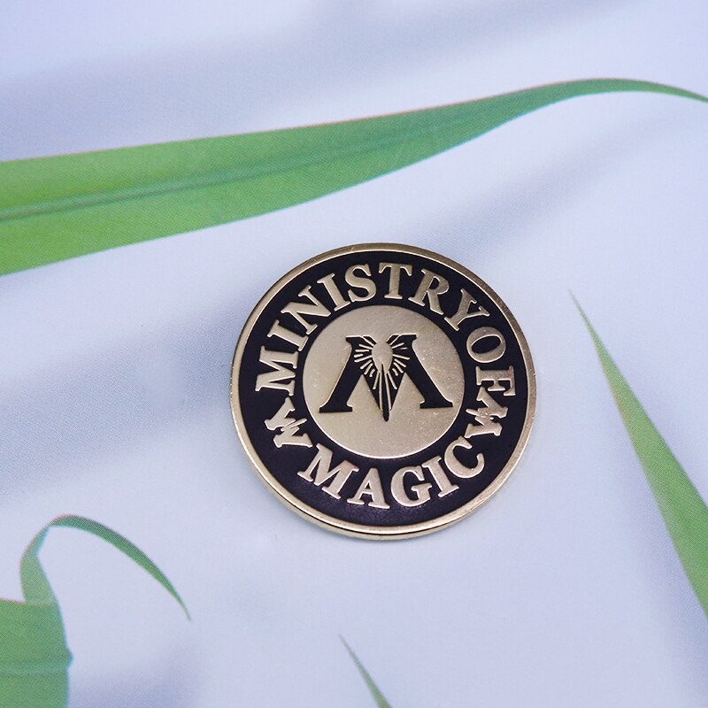 Ministerie Van Majic Broche Magische Gemeenschap Emaille Pin Toverwereld Badge Film Geïnspireerd Accessoire