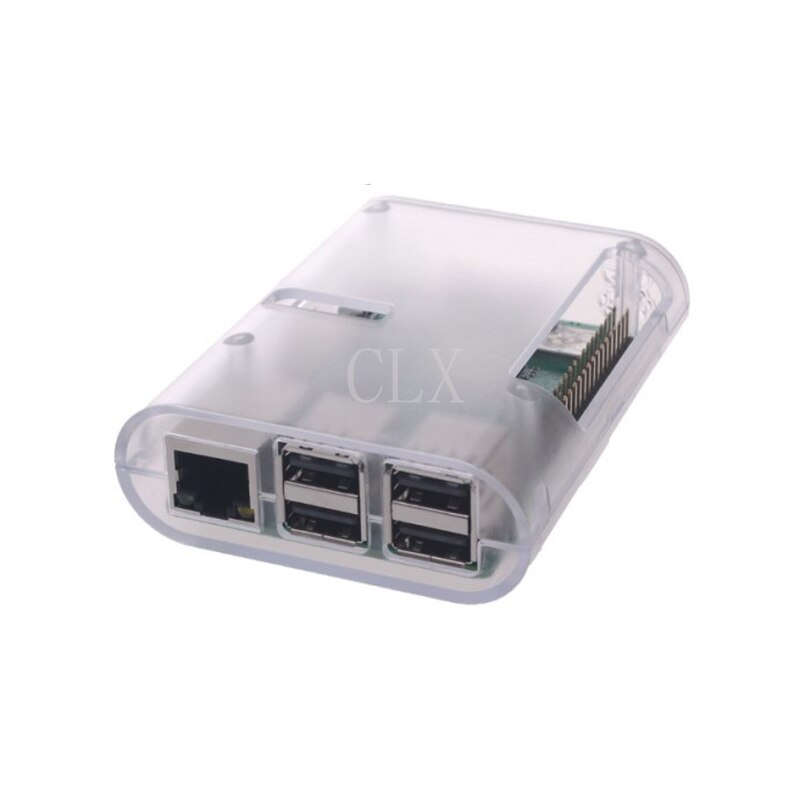 Carcasa Raspberry Pi 3 B +, Raspberry Pi Rpi 3, carcasa, carcasa Raspberry Pi 3 B + carcasa acrílica para RPI 3B/3B +: transparent case3