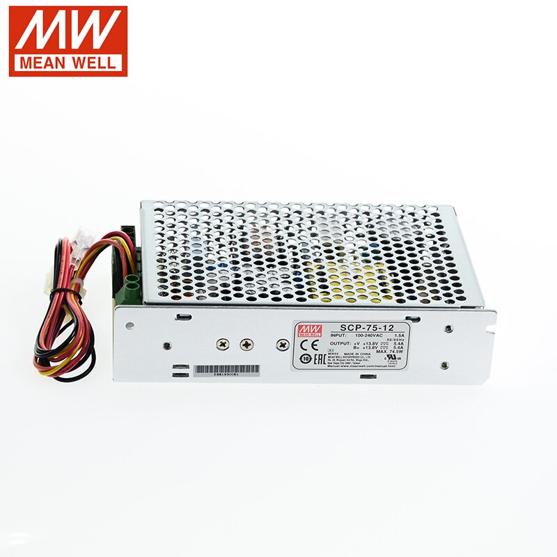 MEAN WELL SCP-75-12 75W Schakelende Voeding 110 V/220 V AC naar 13.8V DC 5.4A UPS uninterruptedpower supply