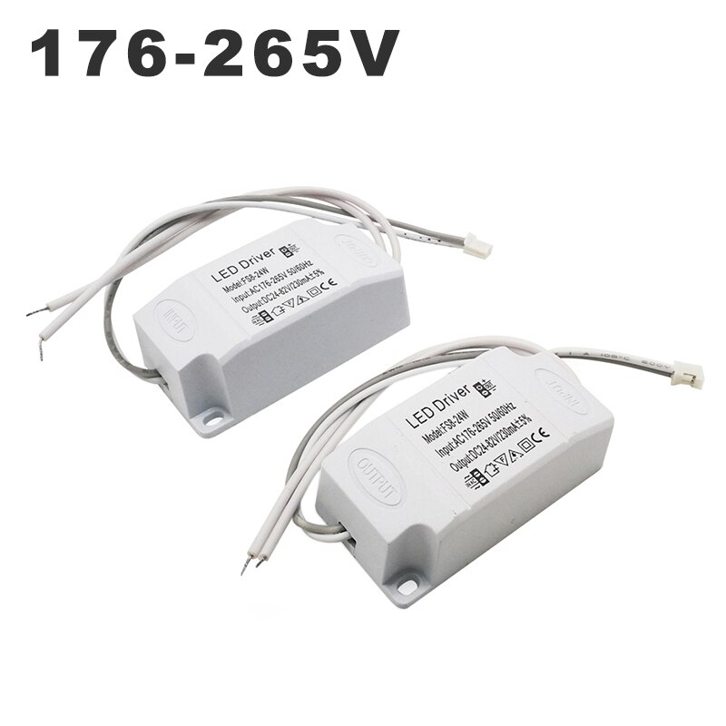 220V 8-24W LED Driver Constante Stroom 230mA DC 24-82V Uitgang Voeding Adapter verlichting Transformator Voor LED Plafond Licht