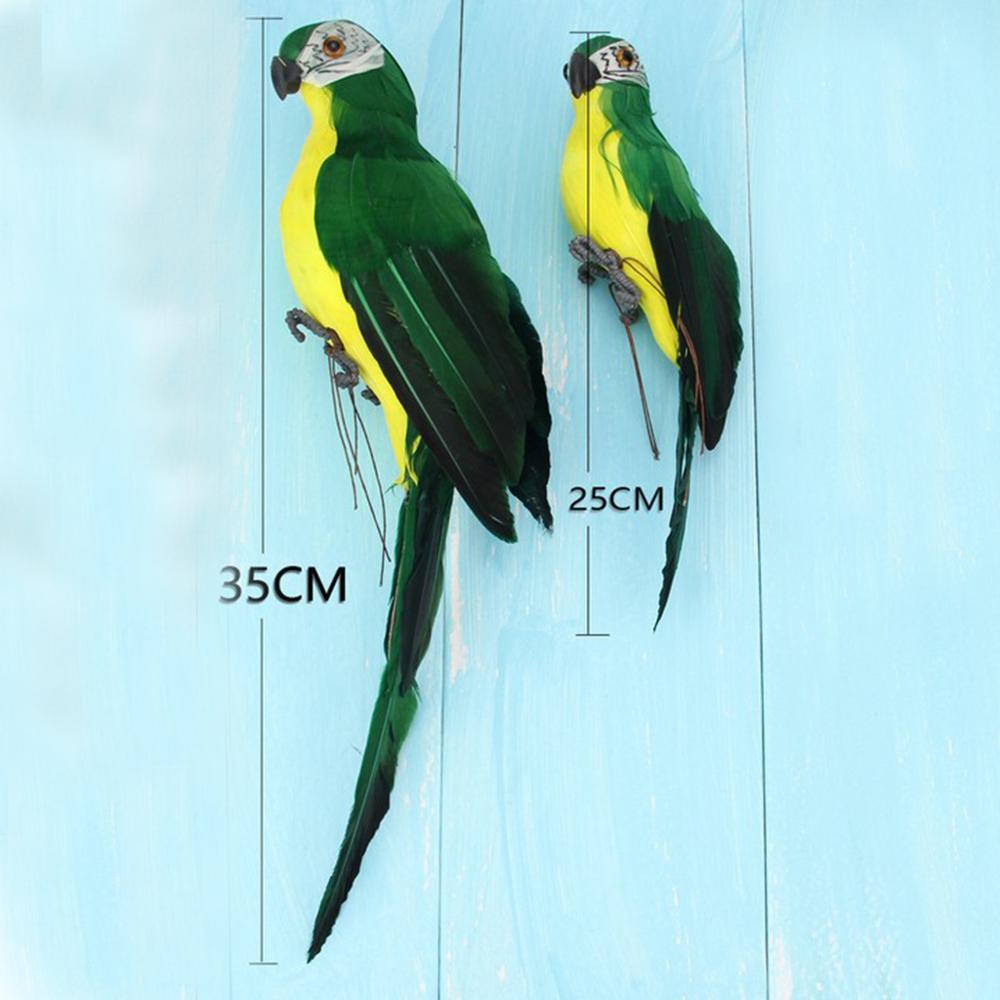 Sztuczna papuga realistyczna symulacja piór ptaków figurki ogrodowe ozdoby ogrodowe rzeźba robić dekoracji domu na imprezę