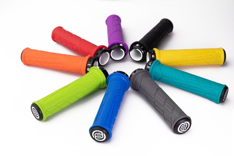 fünfzig-fünfzig MTB Fahrrad Griffe Anti-Schleudern Gummi Verbindung Fahrrad Lenker Griffe sperren-an Mountainbike Griff Bar Griffe