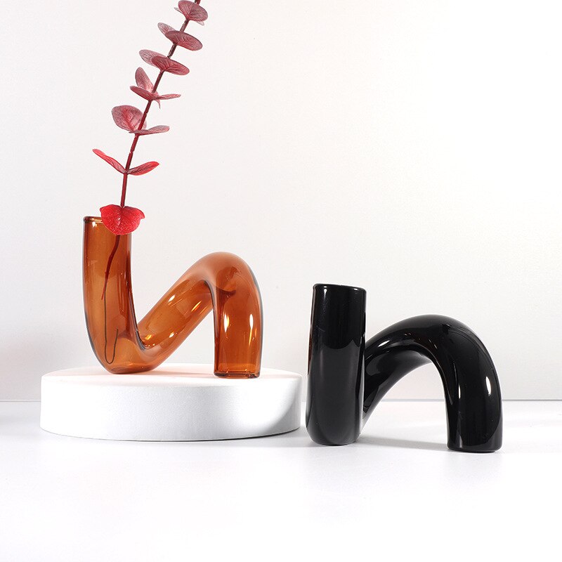 Creatieve Glazen Vaas Kaars Houders Clear Bloemenvaas Bruiloft Centerpieces Home Decoratie Tafel Centerpieces Kandelaar