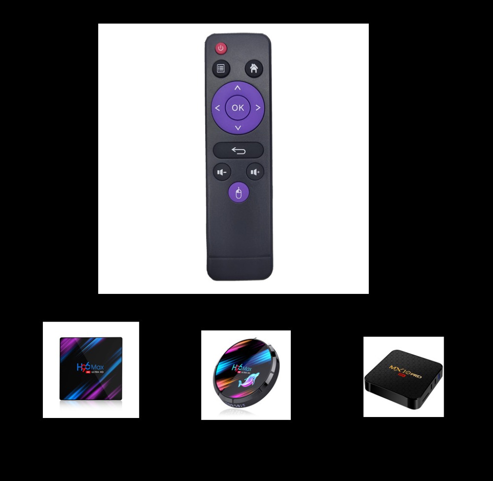 Télécommande universelle pour H96 Max H616 MX10 Pro Android TV Box, contrôleur IR pour décodeur Mx10 Mini H96 Mini