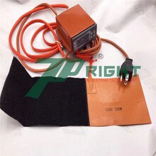 120v100w siliconen warmte pad met digitale PID controller verwarming voor syrings