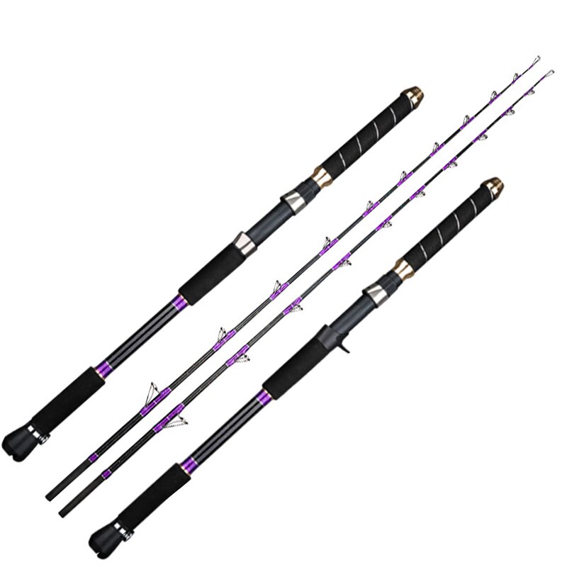 Mavllos fiske spinning støping pilkestang 1.65m lokkevekt 500-1000g dyphavs- og offshorebåt håndarbeidsbåt solid stang