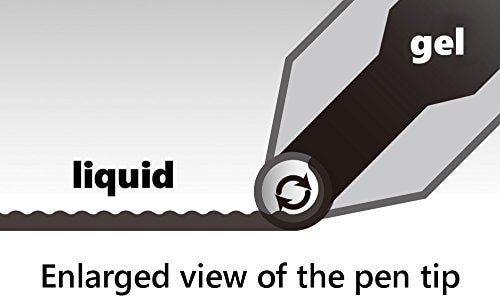 Pentel Energel Gel ink Needle Tip Pens 0.5 mm Bln75 Retractable Fine Line Liquid Quick Drying Smooth Writing Black Ink School