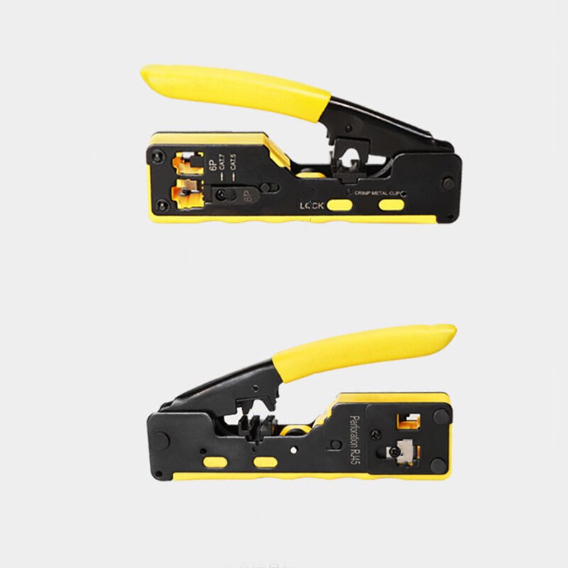 EZ Rj45 Pliers Crimper Cat5 Cat6 Cat7 Network Tool Rg Rj 45 Ethernet Cable Stripper Pressing Clamp Tongs Clip Rg45 Lan