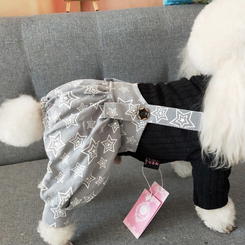 Pet Kostuum Kleding Voor Teddy Hond Doek Pet Kleding Denim Doggie Accessoires Pak Voor Hond Rompertjes Hond Producten Kleding Voor hond