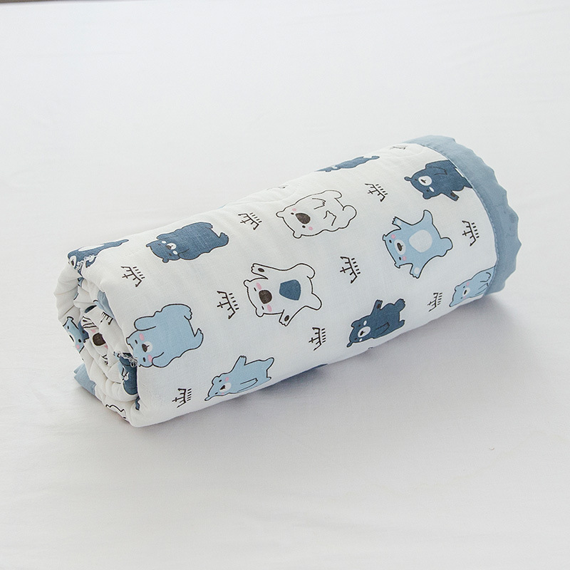 Komfortabel sommerdyne for barn 100%  bomull luftgjennomtrengelighet japansk stil for hjemmebarnehageskole: 4