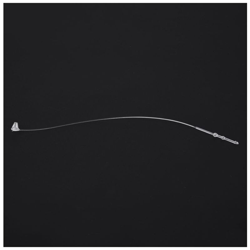 500 Pieces White Snap Lock Pins Loop Price Tag Fastener 5" 130mm