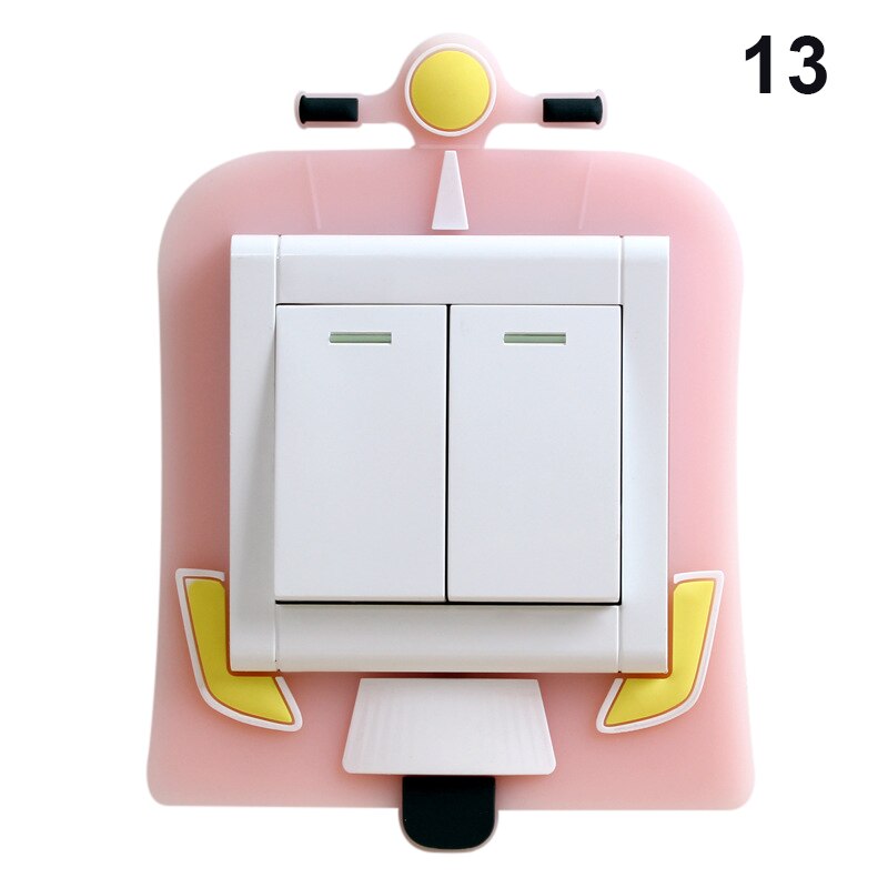 Position Indication Luminous Switch Decoration Sticker Cartoon Wall DIY Decoration Fluorescent Glow in the Dark LB88: 13