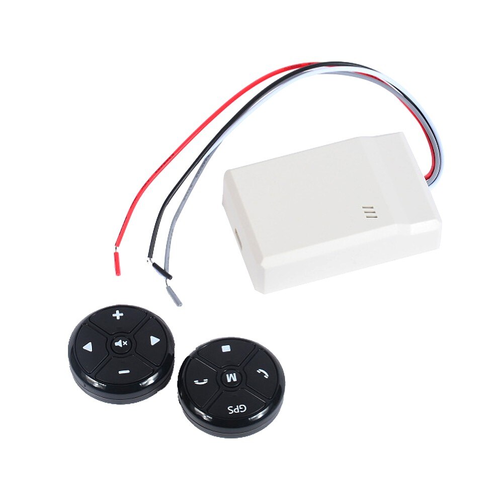 Car Steering Wheel Universal DVD Wireless Smart Button Key Remote Control