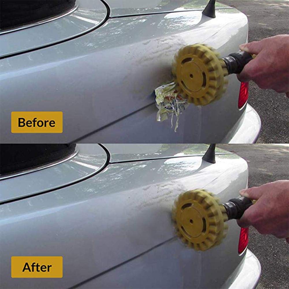 JUSTINLAU-desgasificador neumático de discos, removedor de pintura, pegamento, amoladora de goma, borrador de rueda, adaptador de almohadilla de 4 pulgadas, removedor adhesivo de 100mm