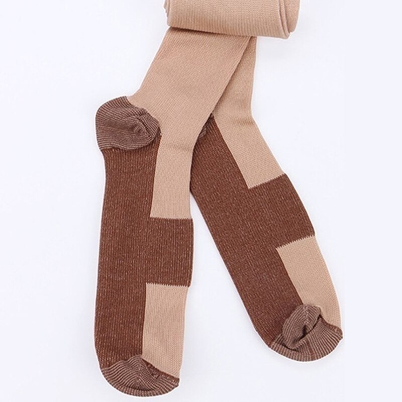 Nylon Varicose Vein Stocking Unisex Compression Stockings Pressure knee high Leg Support Stretch Pressure Circulation Stock