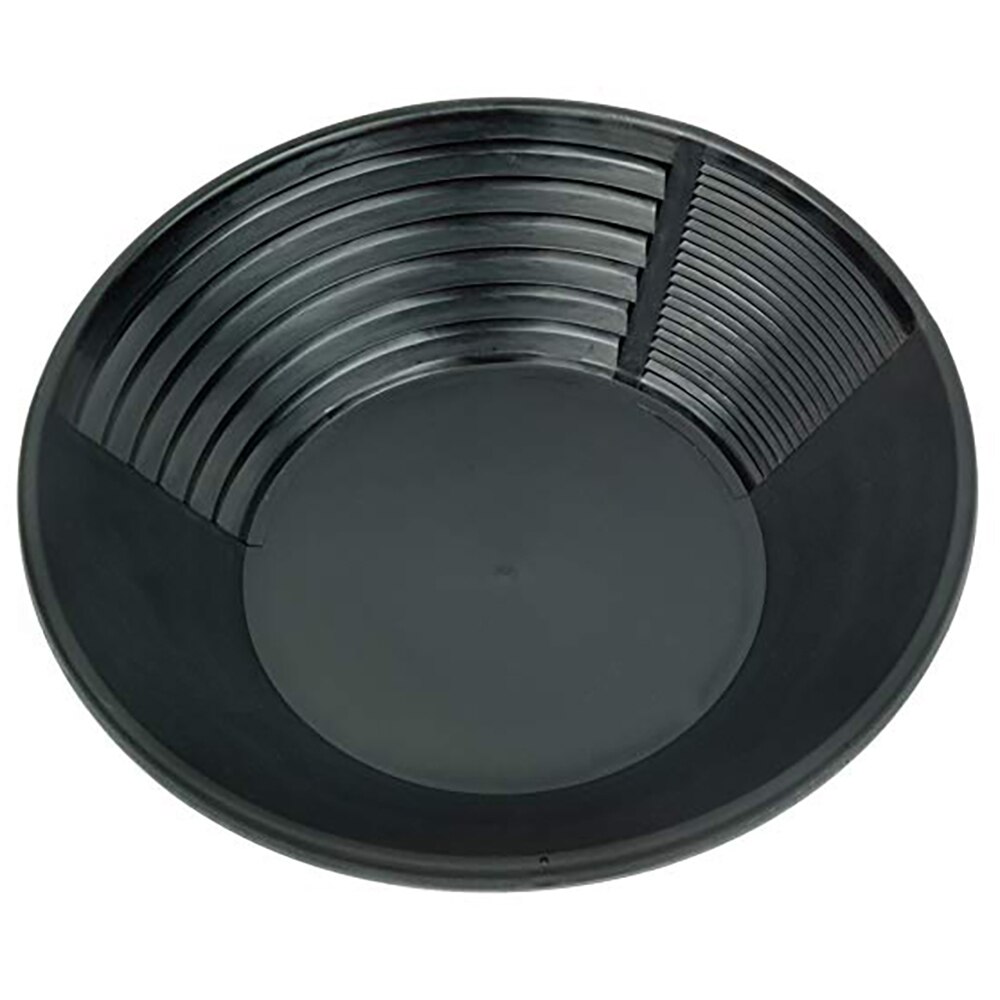 Plastic Gold Pan Basin Nugget Mining Pan Dredging Prospecting River Tool Wash Gold Panning Equipment: Black