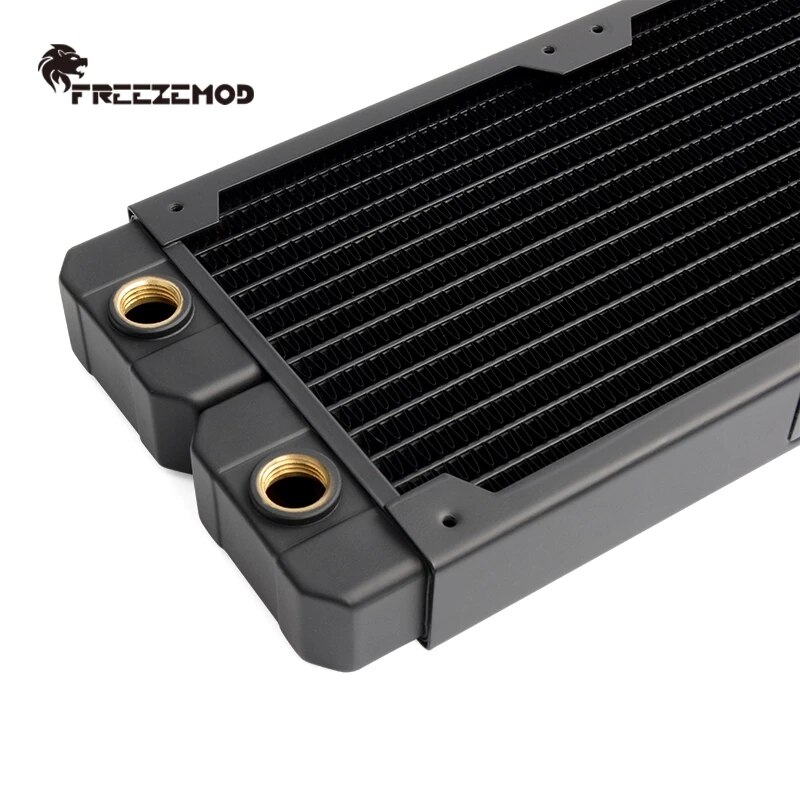 FREEZEMOD-Radiador de cobre grueso G1/4 de 29mm, kit de refrigeración por agua para PC de 120/240/360/480mm, disipador de calor para ventilador de refrigeración de 120mm