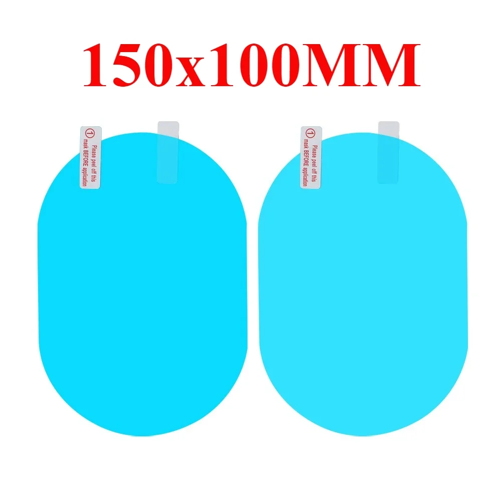 Anti Fog Car Sticker Mirror Window Clear Film Car Rearview Mirror Protective Film Waterproof Car Sticker Side Window Mirror: XS / WHITE