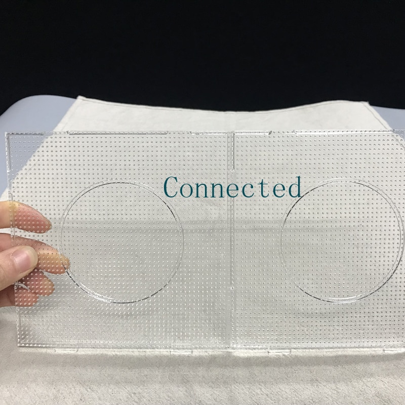 4PCS 2.6mm Mini Hama Fuse Beads Transparent Big Square Pegboards Beads Boards DIY Material Template Perler Artkal Beads Pegboard