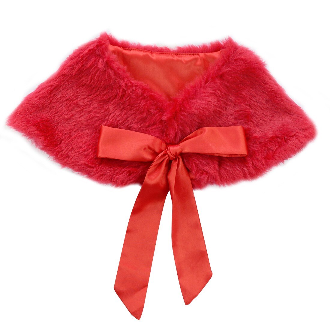 Autunno inverno bambini ragazze pelliccia sintetica Bolero coprispalle giacca bambini festa Flowe abiti da ragazza avvolgere scialle mantello mantello principessa
