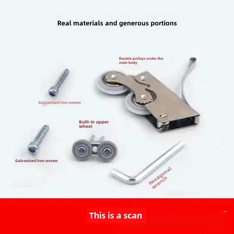 Schuifdeurscharnier Ijzer Materiaal Kastdeur Spoor Garderobe Trekgreep Omlaag Schuifscharnier Voor Home Decor Hardware: Rood