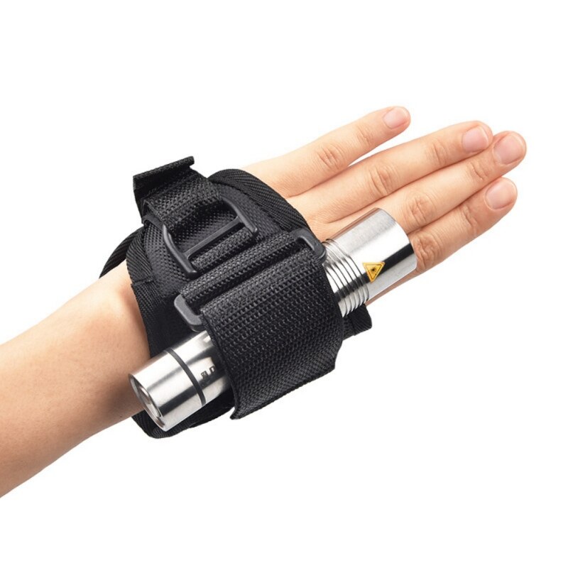 Underwater Scuba Diving Dive LED Torch Flashlight Holder Soft Black Neoprene Hand Arm Mount Wrist Strap Glove for Men Women