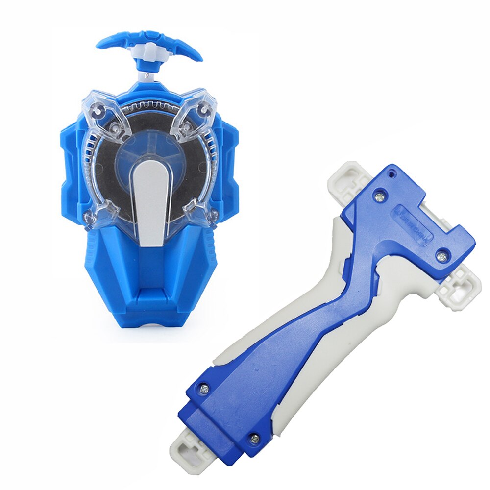 SB Beylogger per Beyblades Burst Parts con lampeggiante colorato e suono assemblare con lanciatore di cavi unidirezionali giocattoli per bambini: Sparking Blue