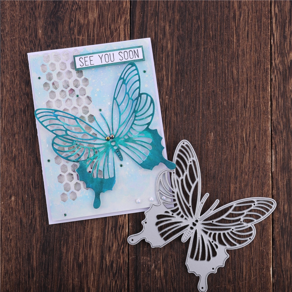Kokorosa Butterfly Metal Cutting Dies Animal Craft Die Scrapbooking Album Embossing Stencil Card Making Cuts Decor Template