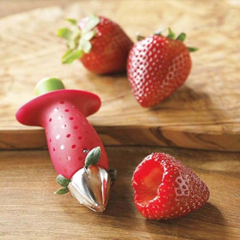 Erdbeere Tomate Stengel Entferner Stroh Entferner Obst Und Küche Gehen Zubehör Blatt sterben Schnelle Zu Scheller Schälen Gemüse