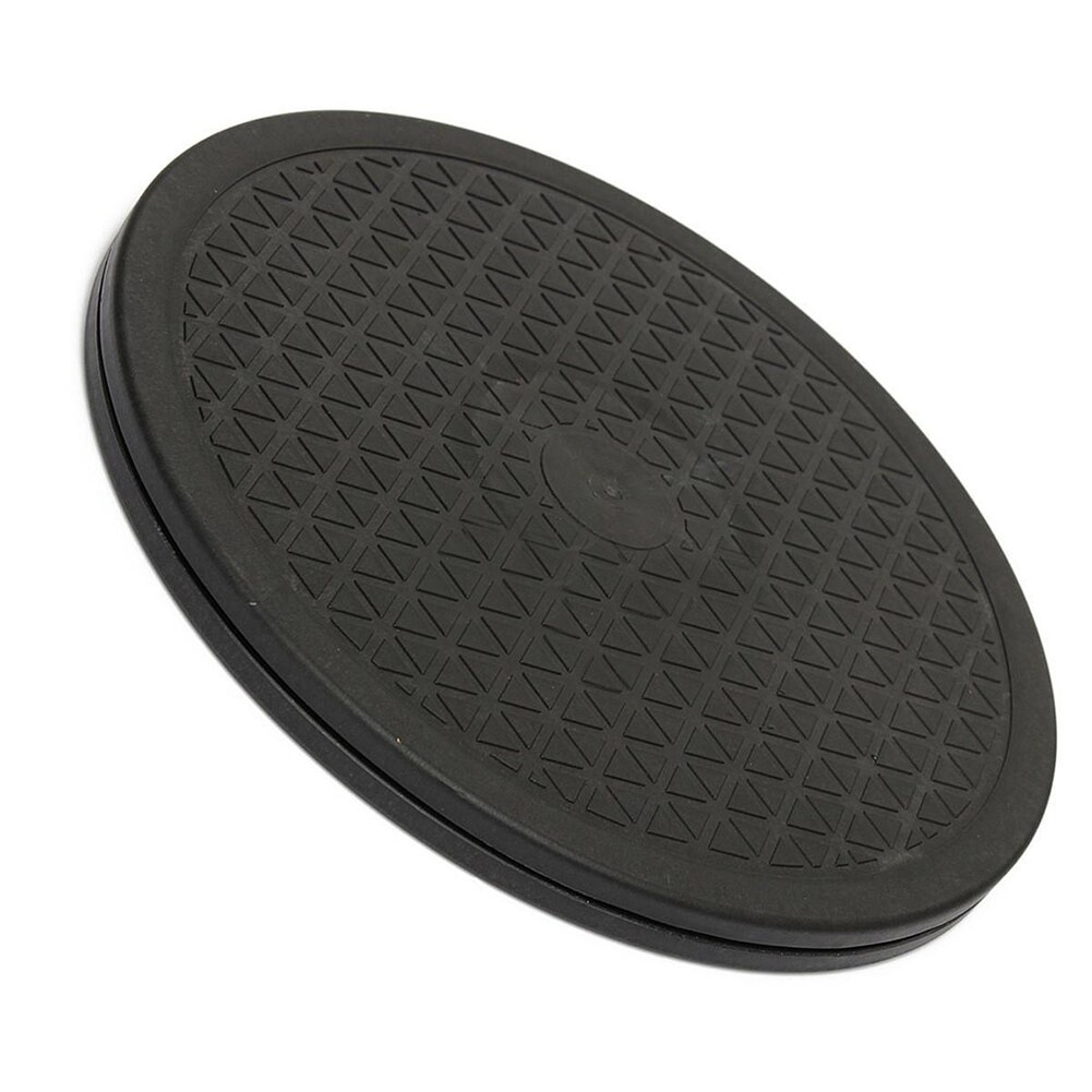 10 Inch Black Rotating Swivel Turntable Plate Lazy Home Kitchen Food Tool