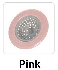 1 sztuk silikonowe kuchenne sitko robić zlewu wtyczka odpływowa filtr robić zlewu kolektor odpadów kuchnia podłoga w łazience akcesoria przeciw zatykaniu: różowy