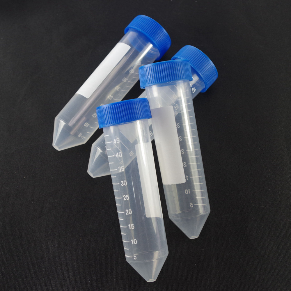 50ml Plastic Test Tubes Centrifuge Tubes V-bottom
