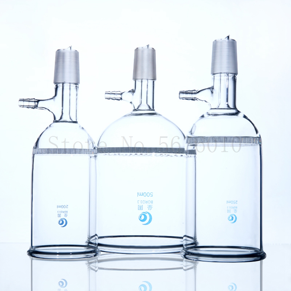 1pcs Plate suction funnel with perforated glass 30-1000ml porous glass plate suction funnel