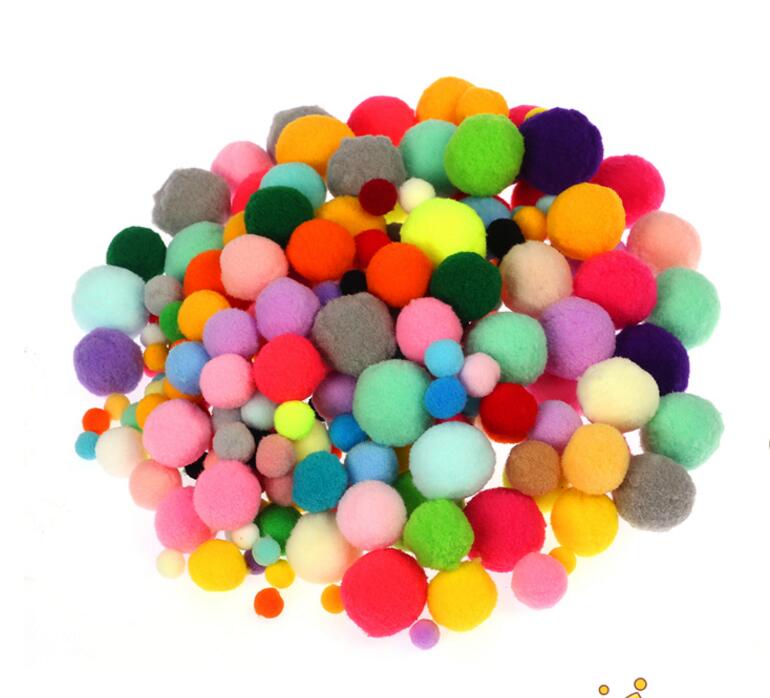 Pluche Stok/Pompoms Regenboog Kleuren Shilly-Stok Educatief Diy Speelgoed Handgemaakte Ambachtelijke Kunst Creativiteit Devoloping Speelgoed Gyh