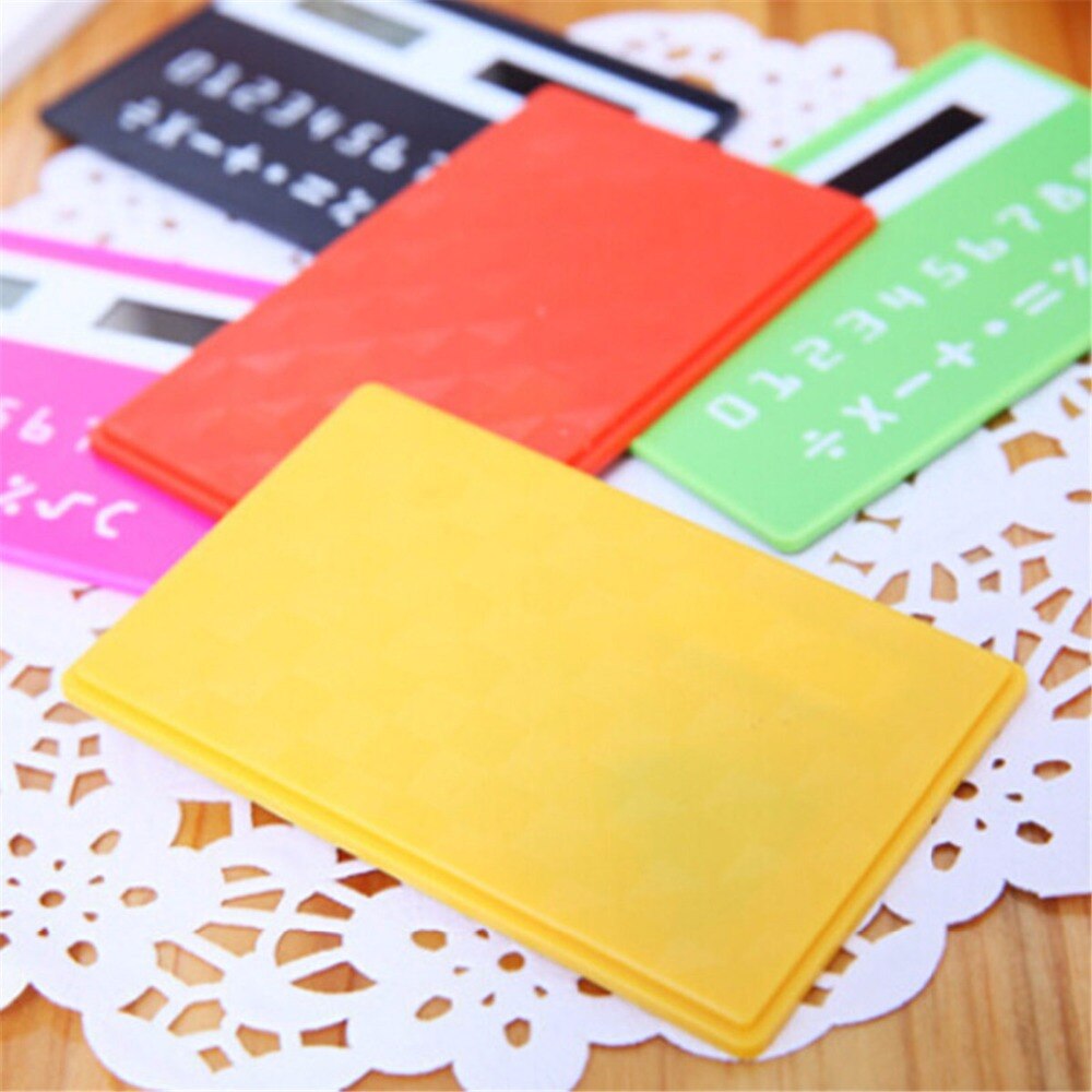 MINI Solar Calculator Handheld Silicone Scientific Multifunction Pocket Calculator Calculator for School Office Business Home