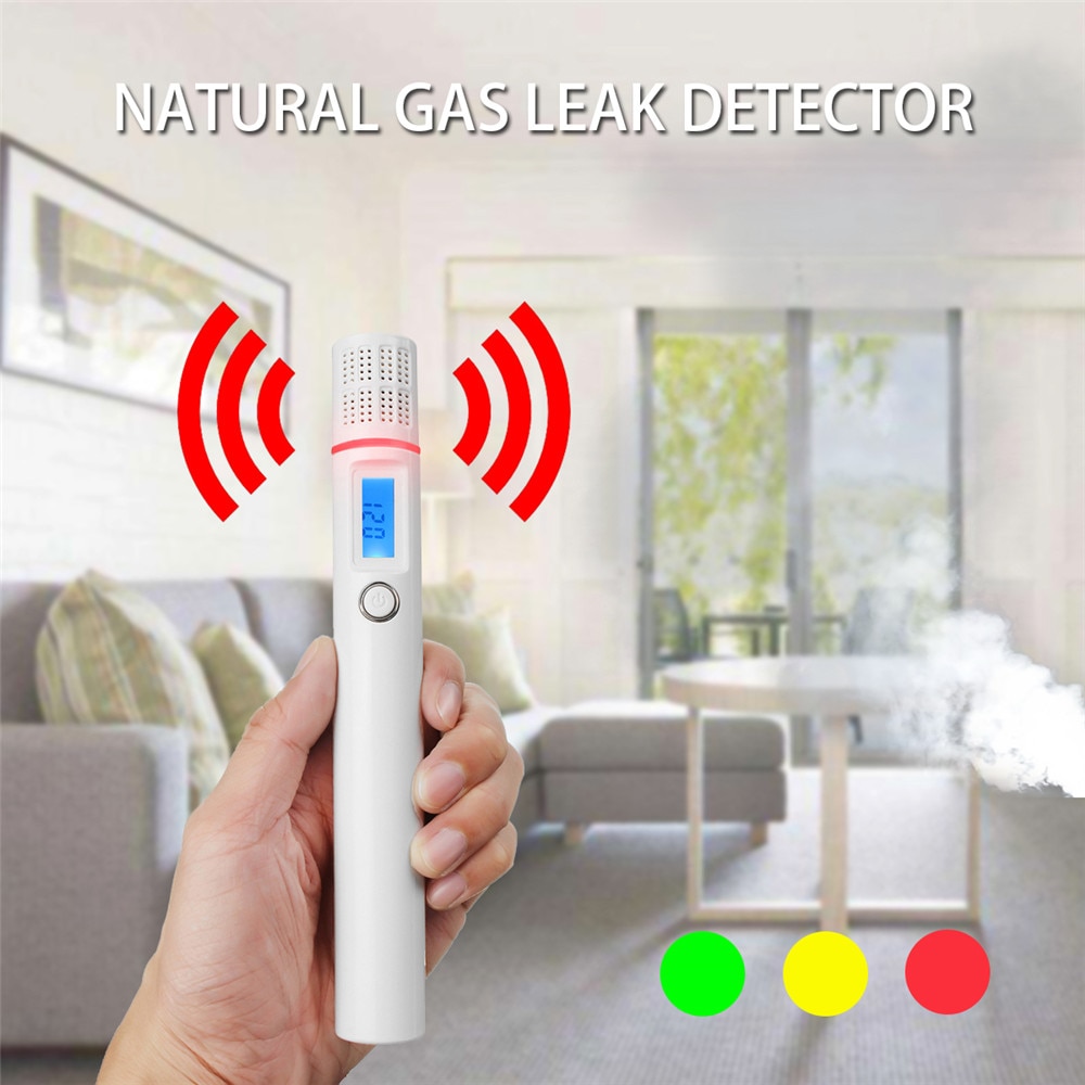 Gas Analyzer Combustible Gas Detector Port Flammable Natural Gas Leak Location Determine Meter Tester Portable Air Test