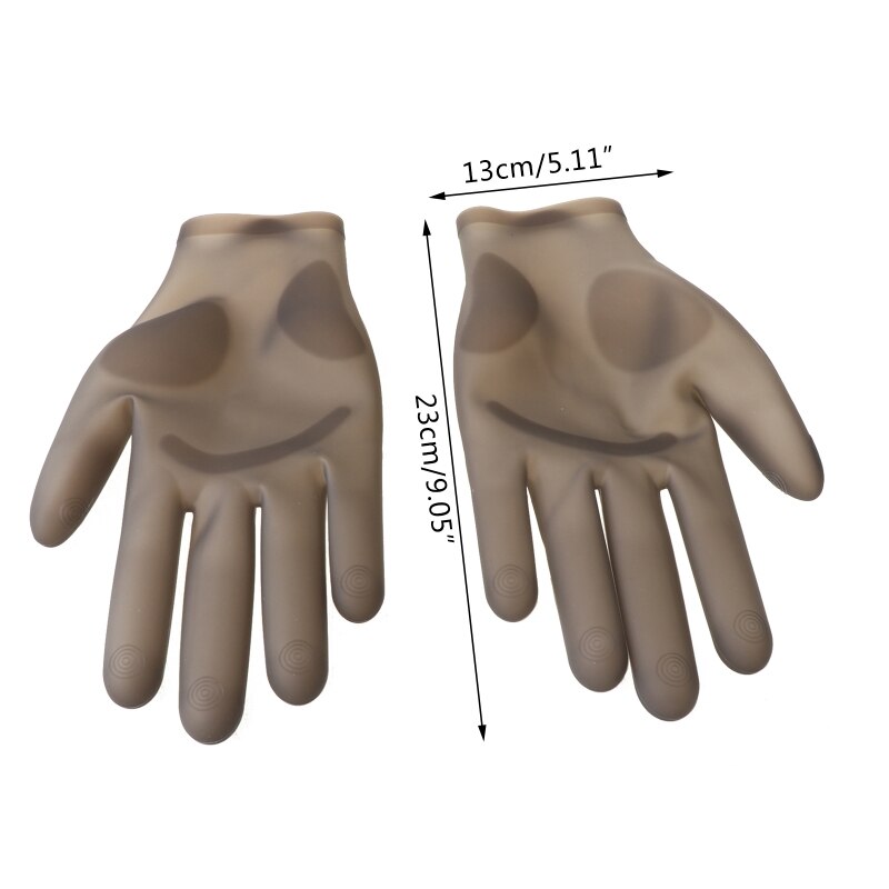 Gants en Silicone réutilisables, 1 paire, pour résine époxy, moulage, fabrication de bijoux, mitaines, outils de bricolage
