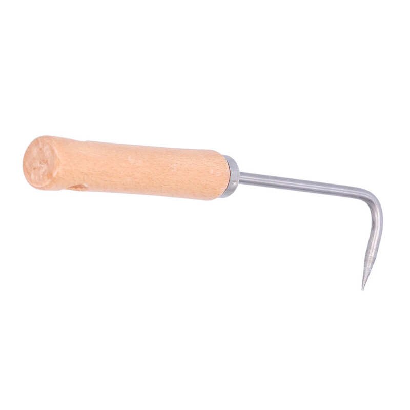 Root Hook Root Pick Rake Ergonomical Single Claw with Wooden Handle for Garden Bonsai for Garden Landscaping