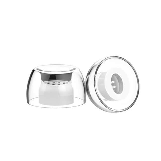 Feaulle Latex H370 TWS Eartips Cover Ear Cap Tips for Samsung Budspro Huawei Freebuds4i Oppo Encox Headset Earmuffs: S / black