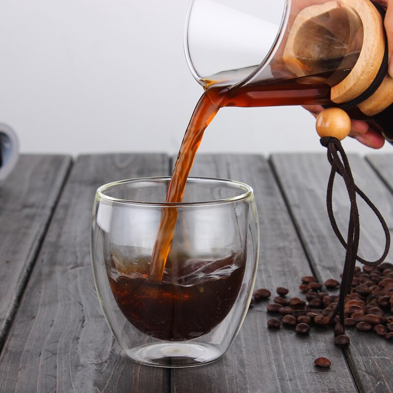 Cafetera de vidrio resistente al calor, 600/800mm, cafetera, percolador