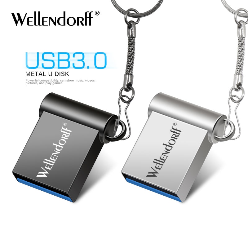 Tiny Metal USB 3.0 Stick high speed 4GB 8GB 16GB 32GB 64GB real capacity usb3.0 Pendrive Flash Memory stick freeship