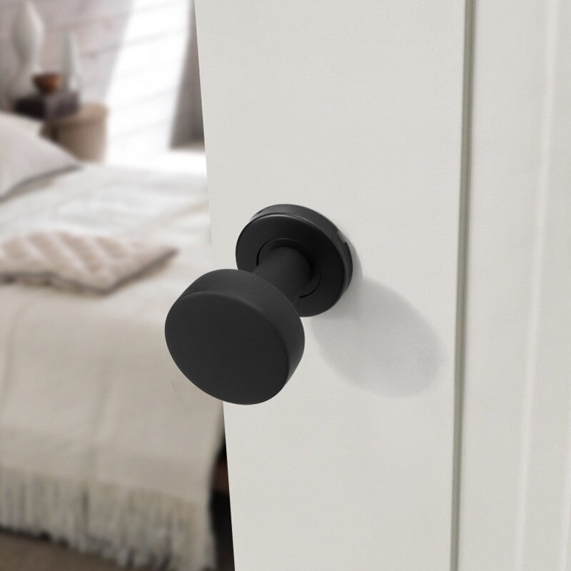 Black Interior Door Handle Door Lock for Hidden Door Hardware Hidden Door Lock Gold Nickel