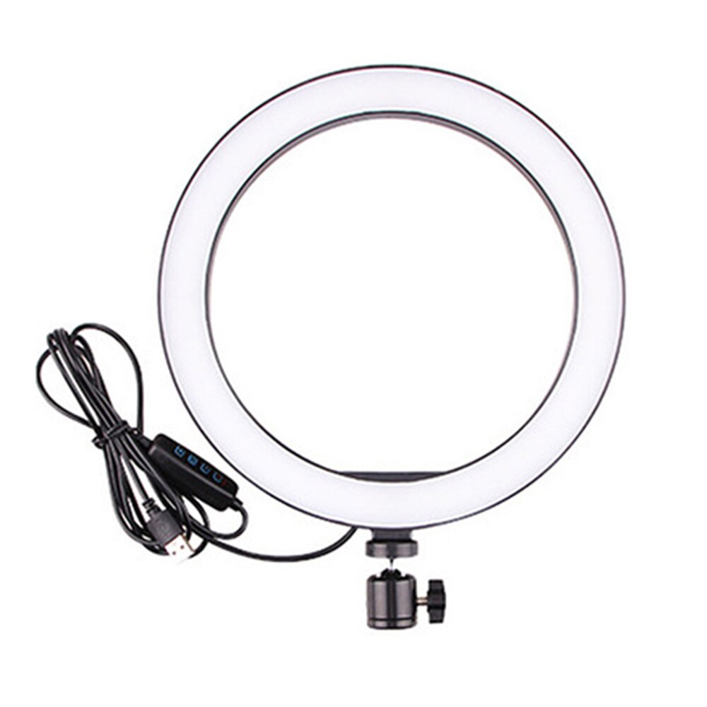16/20/26cm LED Selfie Ring Light Dimmable LED Ring Lamp Photo Video Camera Phone Light ringlight For Live Fill Light