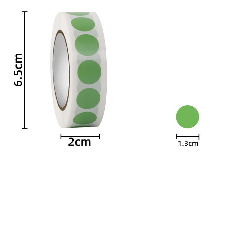 1000Pcs Ronde Verwijderbare Kleur-Code Dot Stickers Roll 1.3Cm Diameter Chroma Label Voor Inventaris Organiseren, bestand Classificatie